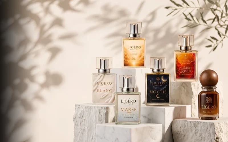 Ligero Parfums digital flagship, built by Skyrn Studio